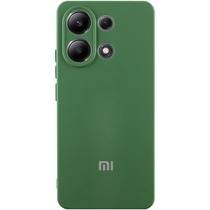 Силіконовий чохол Cover Lakshmi з захистом камери для Xiaomi Redmi Note 13 5G – Зелений / Dark green. Фото 1 з 4