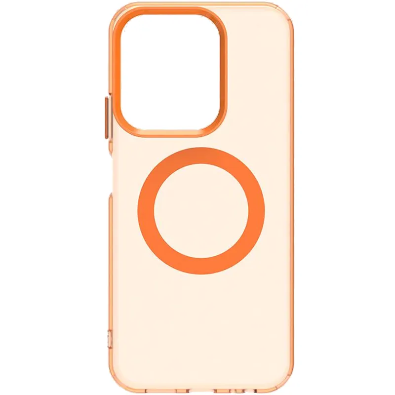 TPU+PC чохол Hybrid Magnetic Safe Case для Xiaomi Poco C85 (Global) – Orange. Фото 3 з 4