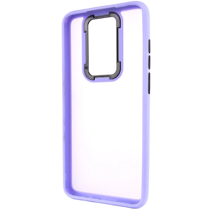 Чехол TPU+PC Lyon Frosted на Xiaomi Redmi Note 8 Pro – Purple. Фото 4 из 7