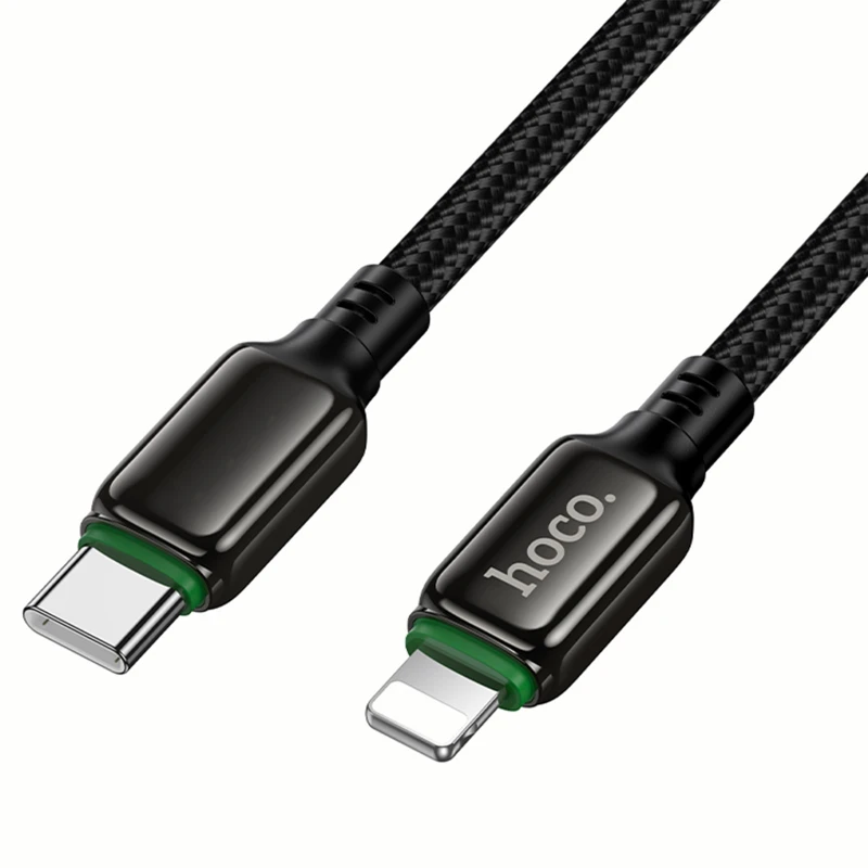 Дата кабель Hoco X127 Exceed Type-C to Lightning PD30W (1m) – Black. Фото 5 из 6