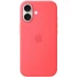 Чехол Silicone case (AAA) with Magsafe and Animation для Apple iPhone 17 (6.3") – Bright Guava. Фото 2 из 3