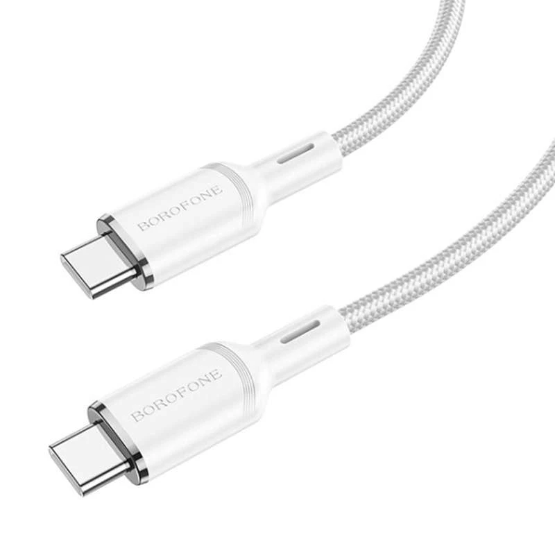 

Дата кабель Borofone BX90 Cyber Type-C to Type-C (1m) (White)