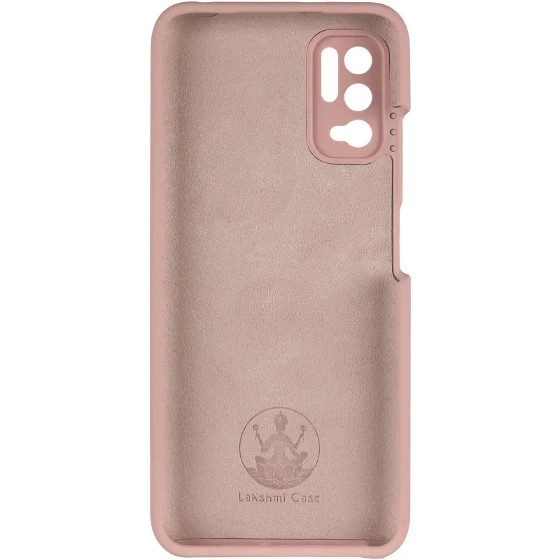Чехол Silicone Case Lakshmi Premium з закритою камерою на Xiaomi Redmi Note 10 5G – Розовый / Pink Sand. Фото 4 из 6