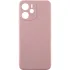 Цветной силиконовый чехол с защитой камеры для Xiaomi Redmi Note 14 4G (Europe version) – Розовый / Pink Sand. Фото 1 из 1