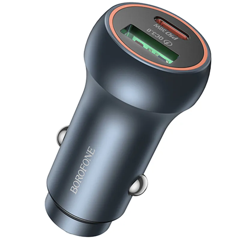 АЗП Borofone BZ32B Fresh PD30W+QC3.0 total 48W (1USB-A/1C) фото 1 з 1