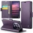 Шкіряний чохол-книжка CaseMe Nappa leather для Xiaomi Redmi Note 15 Pro 4G – Purple. Фото 7 з 10