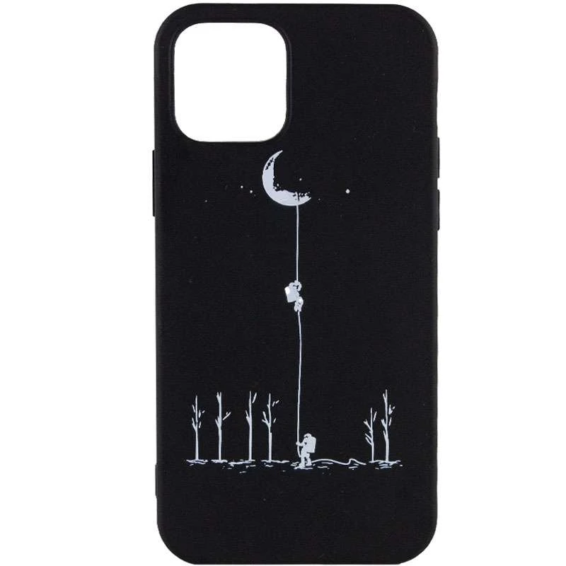

TPU чохол Space black на Apple iPhone 12 Pro (6.1") (Місячний канат)