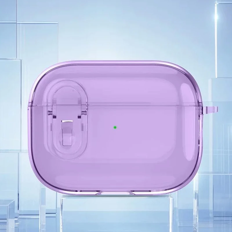 Футляр TPU Colorful для наушников Airpods Pro 2 / Pro – Purple. Фото 2 из 4