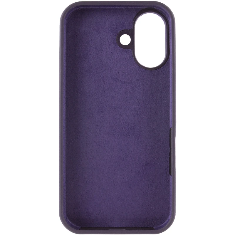 Чехол Silicone Case с закрытым низом для Apple iPhone 17 (6.3") – Фиолетовый / Elderberry. Фото 4 из 6
