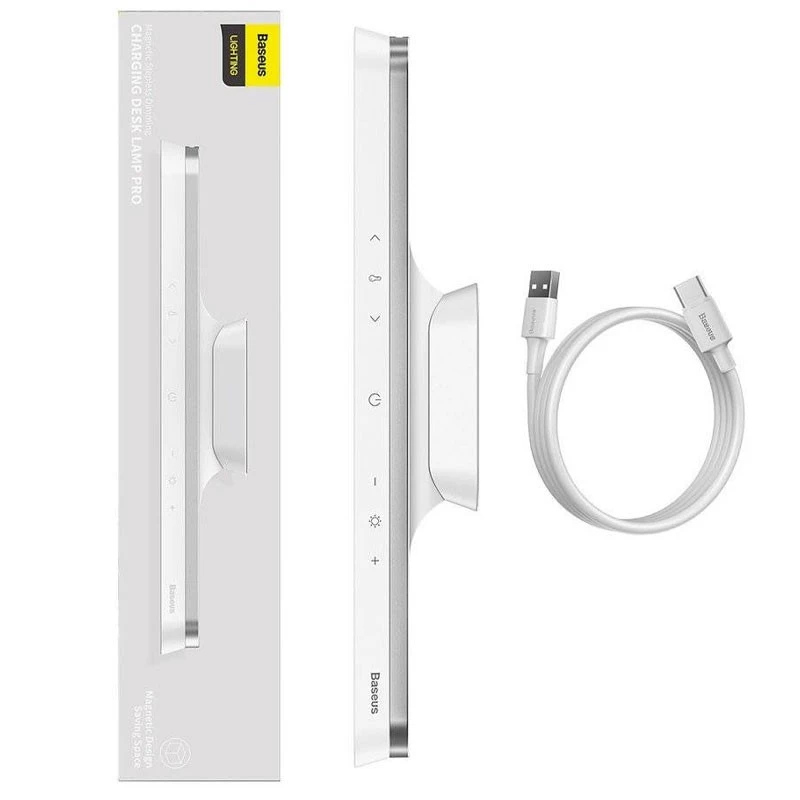 Настільна лампа Baseus Magnetic Stepless Dimming Charging Desk Lamp Pro (DGXC-0) – White. Фото 4 з 6