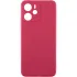 Цветной силиконовый чехол с защитой камеры для Xiaomi Redmi Note 14 4G (Europe version) – Бордовый / Burgundy. Фото 2 из 2