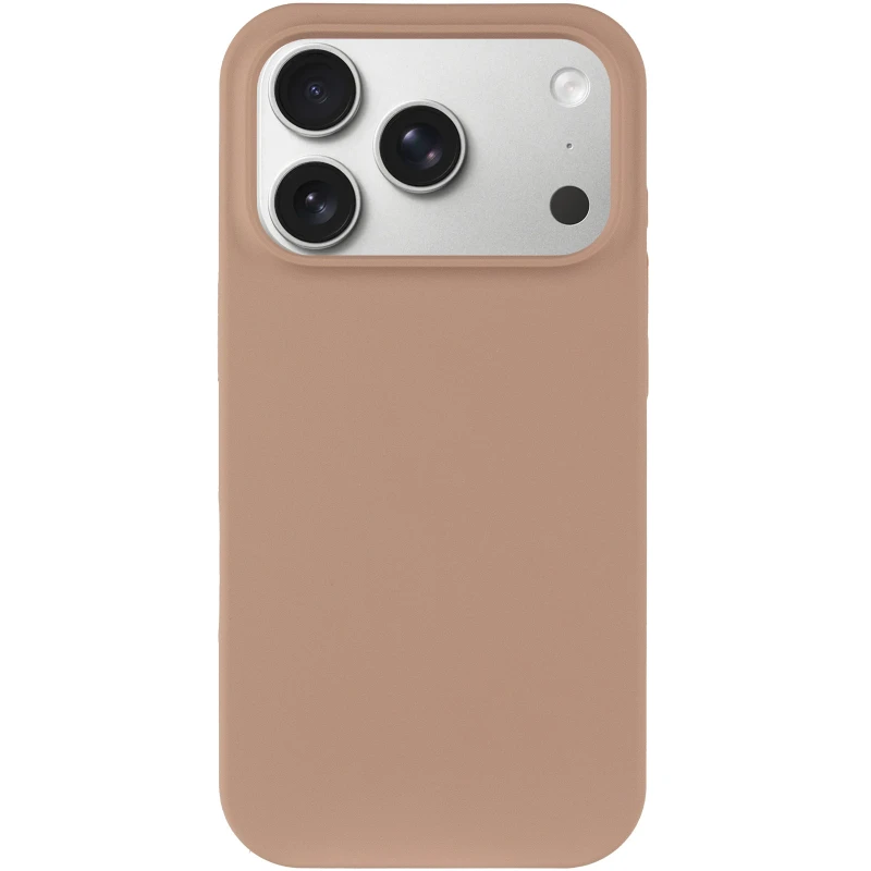 Чохол з закритим низом Silicone Case на Apple iPhone 17 Pro Max (6.9") – Бежевий / Desert Gold. Фото 4 з 8
