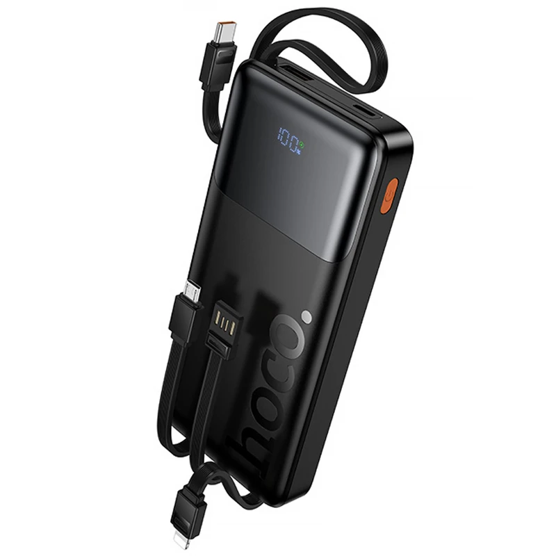 Портативное ЗУ Power Bank Hoco J156 Founder 22.5W+PD20W with 4 cables 10000 mAh фото 1 из 1