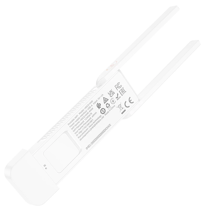Портативный модем WiFi роутер Hoco HI40 150Mbps (Micro SIM) – White. Фото 6 из 6