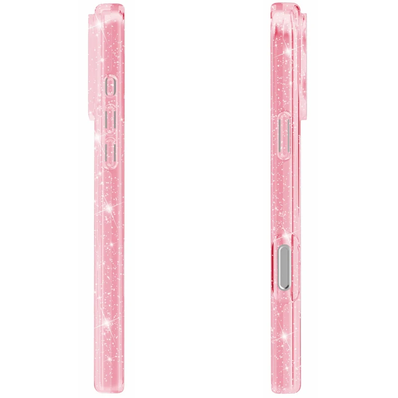 Чехол с блестками и MagFit для Apple iPhone 17 Pro (6.3") – Pink. Фото 6 из 7