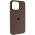 Чехол Silicone Case (AA) Logo with MagSafe для Apple iPhone 11 (6.1") – Коричневый / Brown. Фото 1 из 1