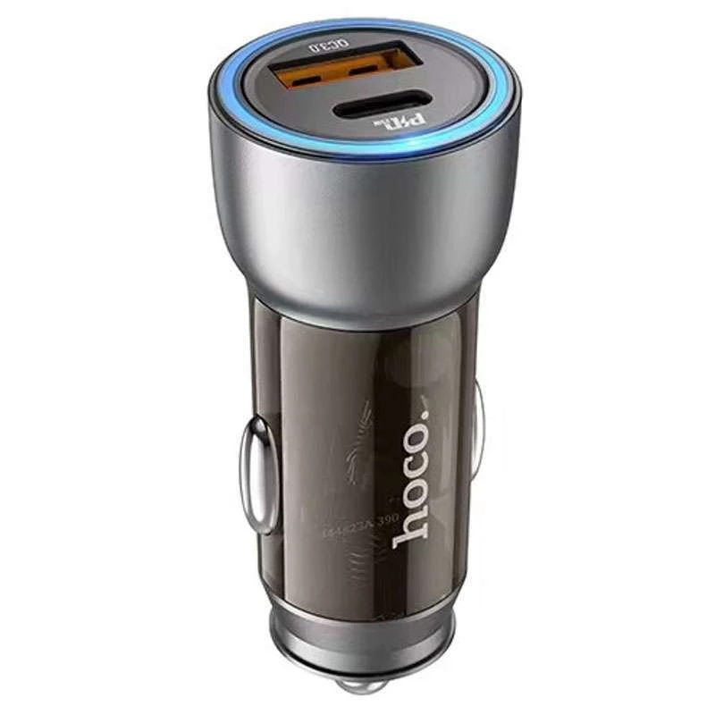 АЗУ Hoco NZ8 PD43W + QC3.0 + Type-C to Lightning – Коричневый. Фото 4 из 7