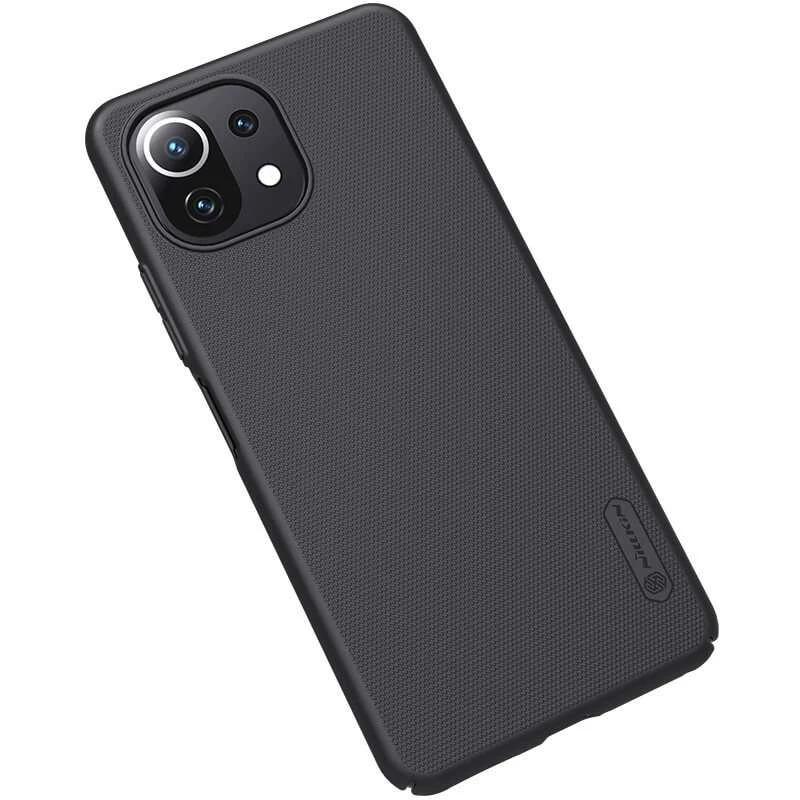 Пластикова накладка Nillkin Frost на Xiaomi Mi 11 Lite – Чорний. Фото 5 з 5