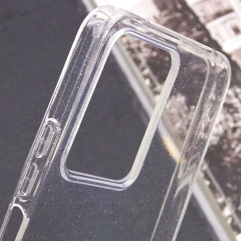 Блискучий силіконовий чохол на Xiaomi Redmi Note 12 4G – Clear. Фото 4 з 4