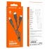 Дата кабель Borofone BX71 USB to 3in1 (1m) – Чорний. Фото 6 з 6