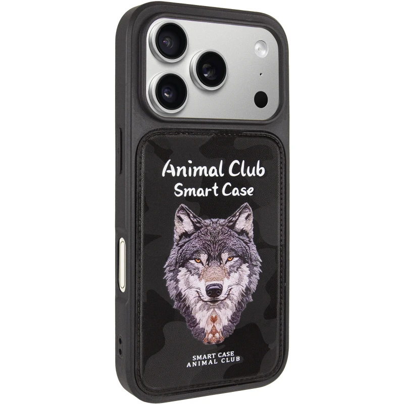 TPU+PC чохол Animal Club для Apple iPhone 17 Pro (6.3") – Black. Фото 2 з 8