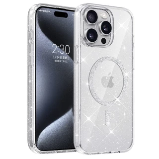 Чехол с блестками и MagFit для Apple iPhone 12 Pro (6.1") фото 1 Чехол с блестками и MagFit для Apple iPhone 12 Pro (6.1") фото 1 из 5
