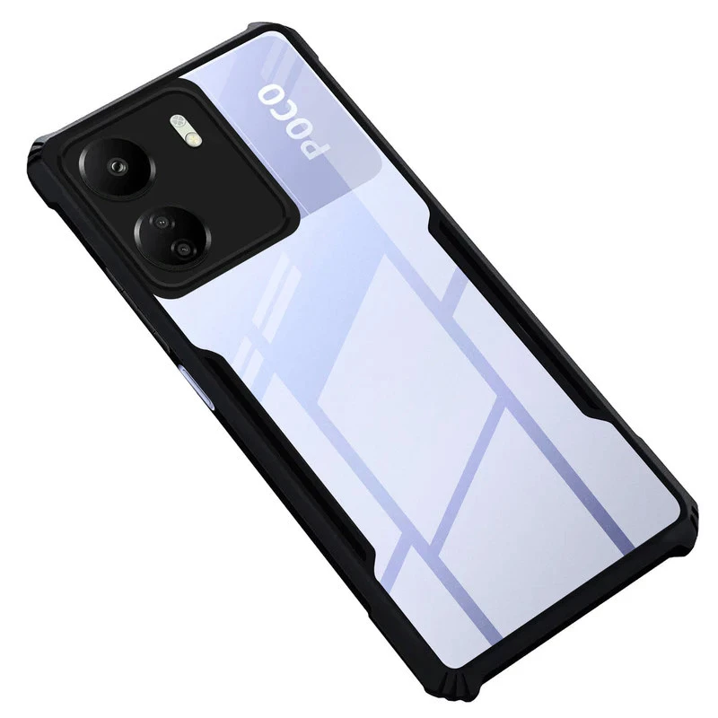 

Черный TPU+PC с усиленными углами для Xiaomi Redmi 13C (Black)