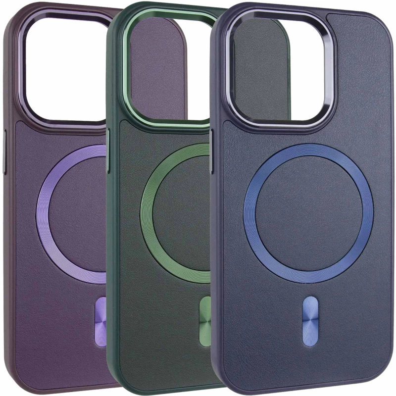 Шкіряний чохол з MagSafe на Apple iPhone 14 (6.1") фото 1 з 2