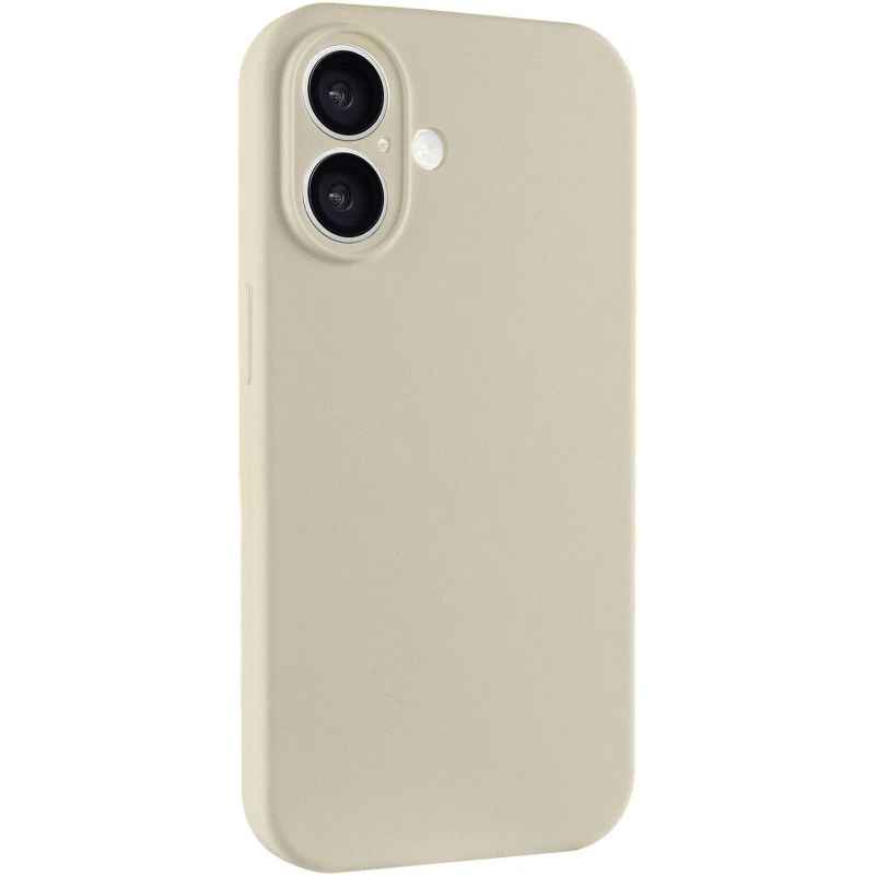 Чехол Silk Full Camera Protective (AA) NO LOGO для Apple iPhone 16 – Бежевый / Antigue White. Фото 1 из 2