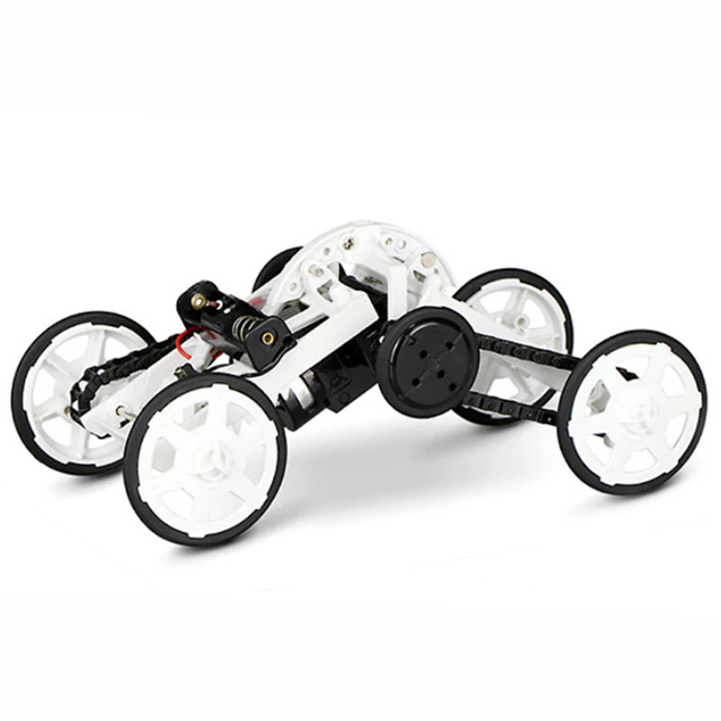 Конструктор позашляховик-скелелаз на сонячній батареї DYY008 Diy Solar – White. Фото 6 з 6