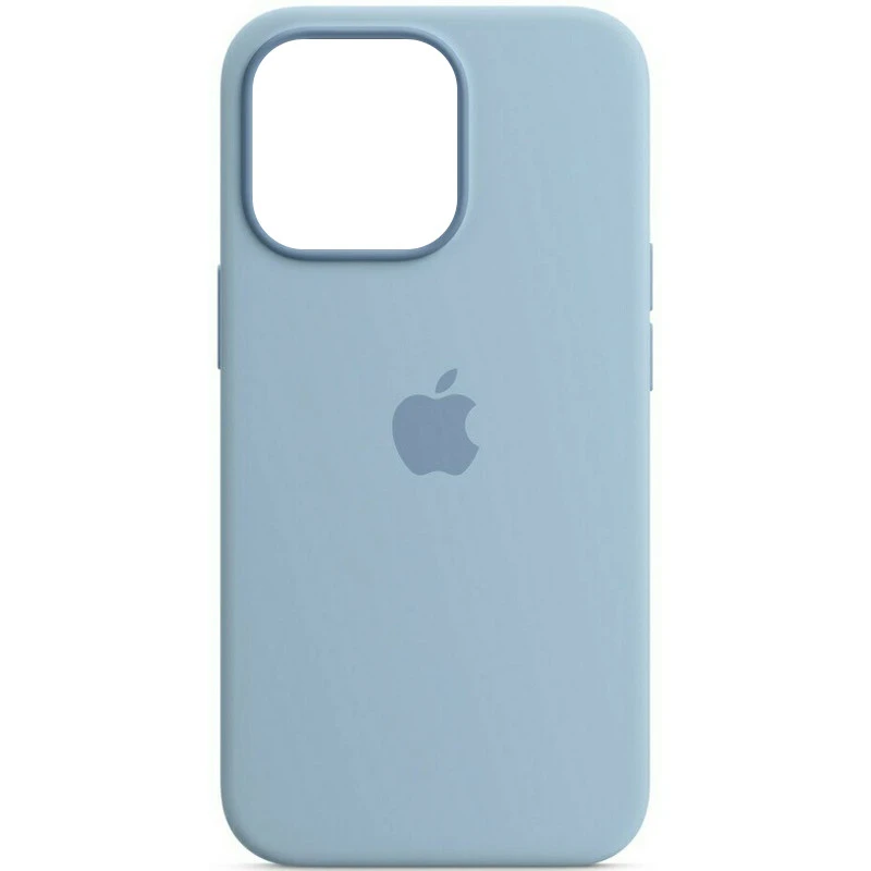 Чохол Silicone case (AAA) with Magsafe and Animation для Apple iPhone 13 Pro (6.1") – Блакитний / Blue Fog. Фото 2 з 3