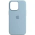 Чохол Silicone case (AAA) with Magsafe and Animation для Apple iPhone 13 Pro (6.1") – Блакитний / Blue Fog. Фото 2 з 3