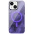 Силиконовый чехол Shiny Mountain (MagFit) для Apple iPhone 14 (6.1") – Purple. Фото 1 из 2