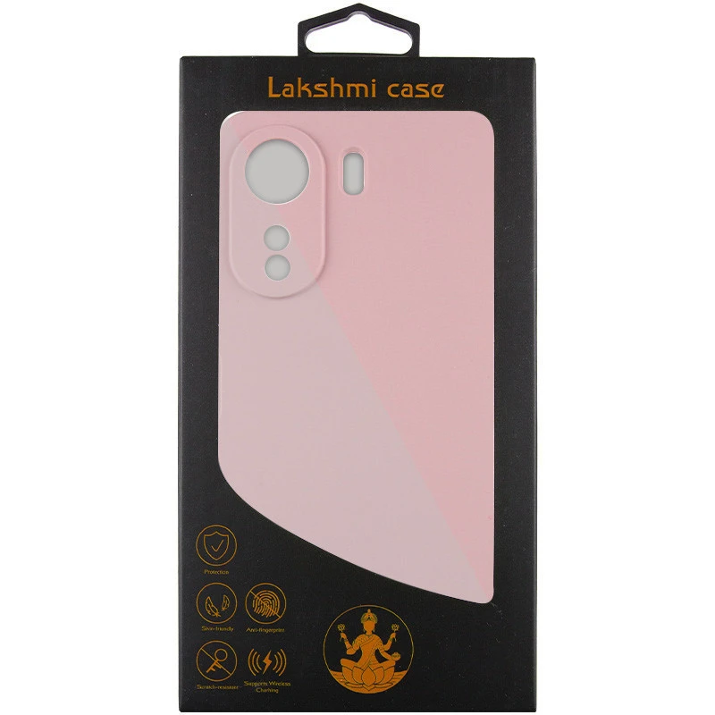 Чохол Silicone Case Lakshmi Premium L з закритою камерою на Xiaomi Redmi Note 14 Pro+ 5G – Рожевий / Pink Sand. Фото 2 з 2