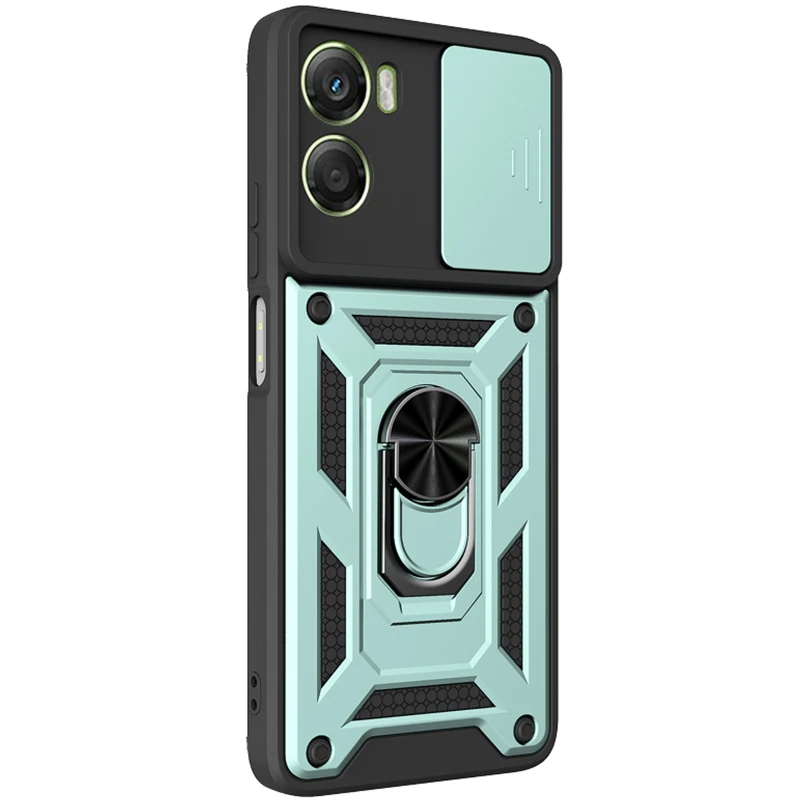 Удароміцний чохол Ummi Camshield Serge Ring (in box) для Motorola Moto G05 – Зелений / Green. Фото 1 з 2