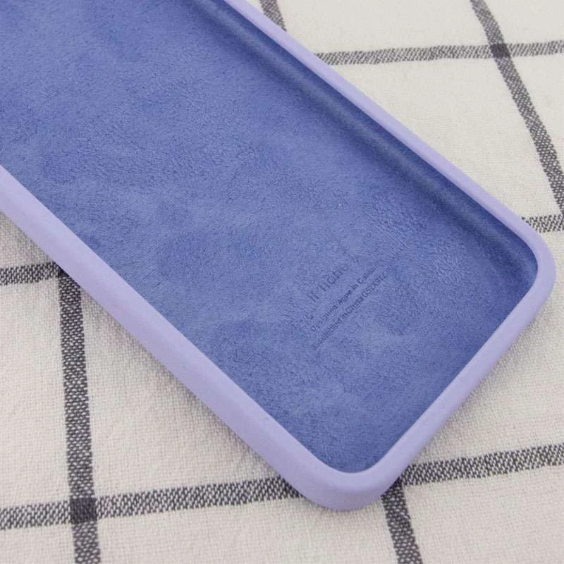 Чохол Silicone Case Square з захистом камери на Apple iPhone XR (6.1") – Бузковий / Dasheen. Фото 3 з 3