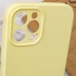 Чохол з захистом камери Silicone Case для Apple iPhone 12 Pro Max (6.7") – Жовтий / Mellow Yellow. Фото 5 з 5