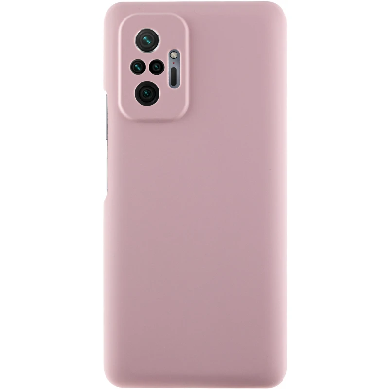 Чохол Silicone Case Lakshmi Premium із закритою камерою для Xiaomi Redmi Note 10 Pro – Рожевий / Pink Sand. Фото 1 з 7