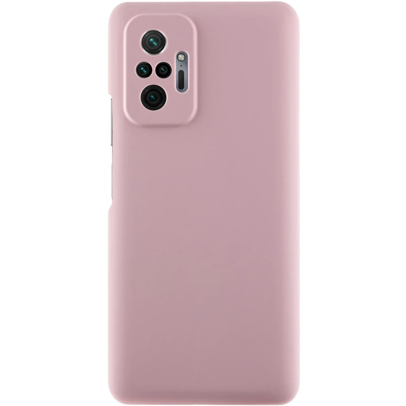 Чохол Silicone Case Lakshmi Premium з закритою камерою на Xiaomi Redmi Note 10 Pro – Рожевий / Pink Sand. Фото 1 з 7