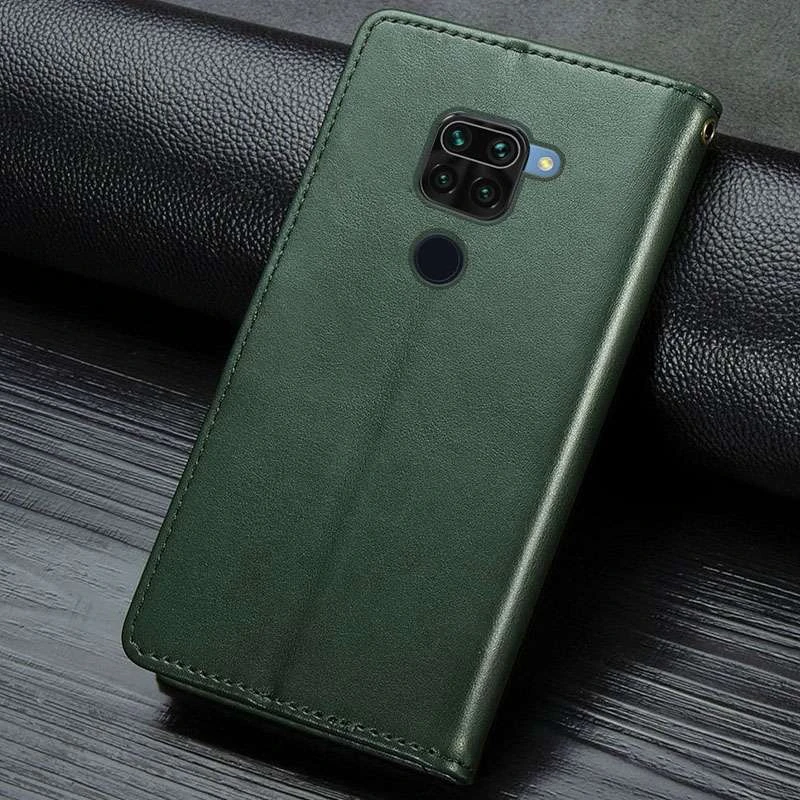 Чехол-книжка GETMAN Gallant  для Xiaomi Redmi Note 9 / Redmi 10X – Зеленый. Фото 5 из 5