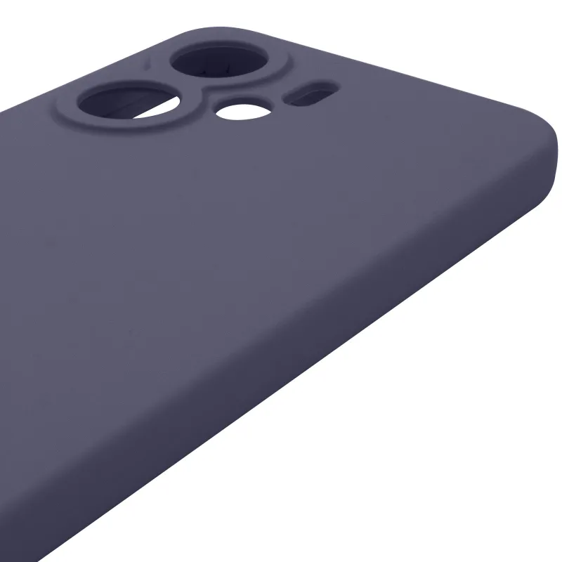 Чохол Silicone Case Lakshmi Premium із закритою камерою для Xiaomi Redmi 13C – Сірий / Dark Gray. Фото 5 з 6