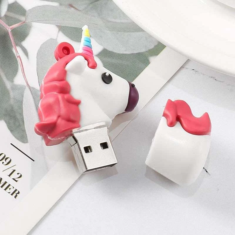 Флеш-накопичувач Dinosaur Driver 16GB – White unicorn. Фото 4 з 5