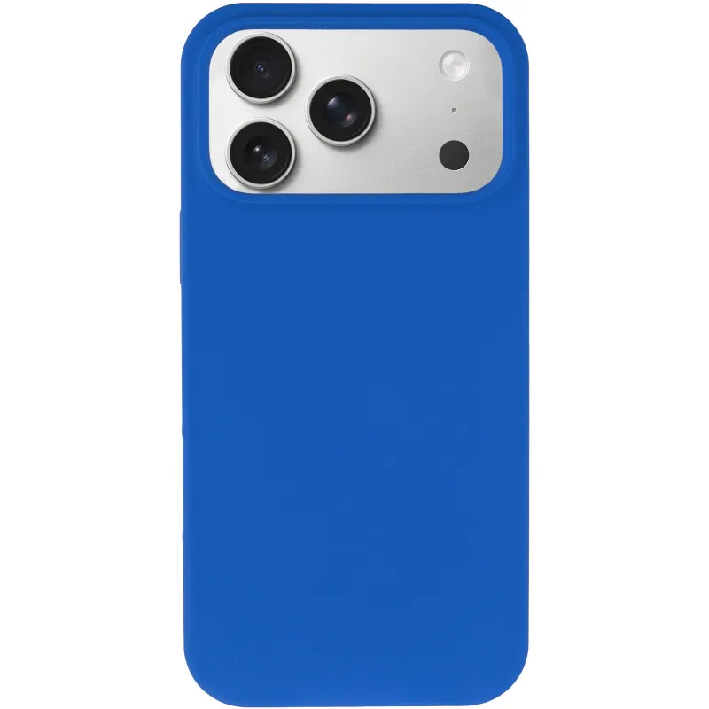 Чохол Silk Full Protective (AA) NO LOGO для Apple iPhone 17 Pro (6.3") – Синій / Capri Blue. Фото 2 з 5