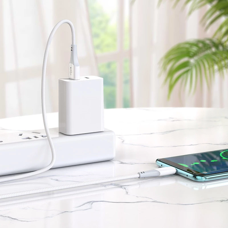 Дата кабель Hoco X70 Ferry USB to Type-C (1m) – White. Фото 5 из 5