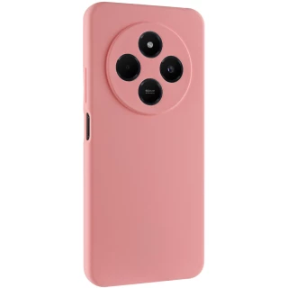 Чехол Silicone Case Lakshmi Plus с закрытой камерой для Xiaomi Redmi 14C / Poco C75 — Розовый / Pink