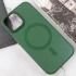 Силіконовий сапфіровий чохол з MagSafe на Apple iPhone 15 Plus (6.7") – Зелений / Forest green. Фото 10 Силіконовий сапфіровий чохол з MagSafe на Apple iPhone 15 Plus (6.7") – Зелений / Forest green. Фото 10 з 13