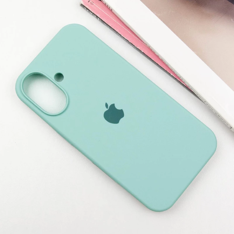 Чохол Silicone Case з закритим низом на Apple iPhone 16 – Бірюзовий / Beryl. Фото 2 з 7