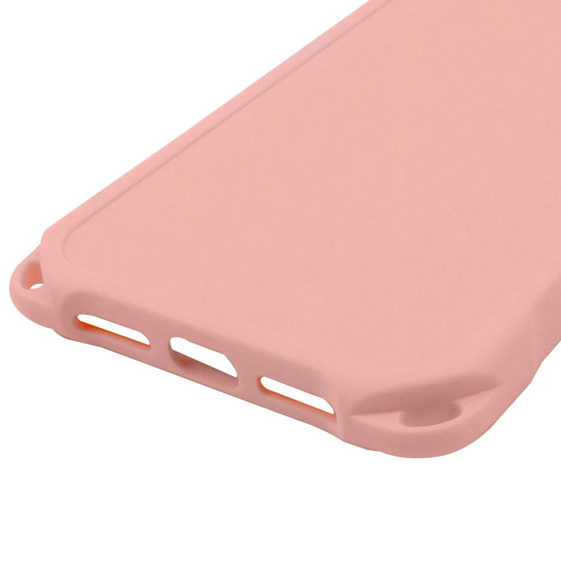 Силіконовий чохол CrossBody зі шнурком для Apple iPhone 12 (6.1") – Pink. Фото 10 з 10
