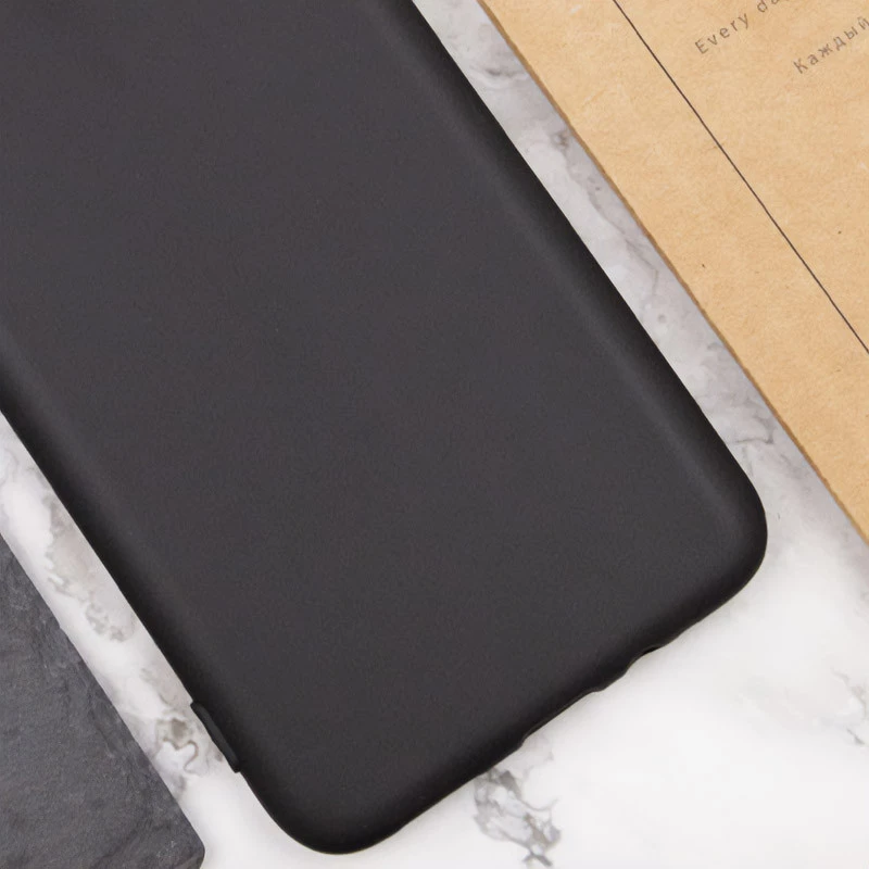 Чорний силіконовий чохол Epik із захистом камери на Oppo A58 4G – Чорний. Фото 4 з 5