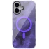 Силіконовий чохол Shiny Mountain (MagFit) для Apple iPhone 16 – Purple. Фото 1 з 2